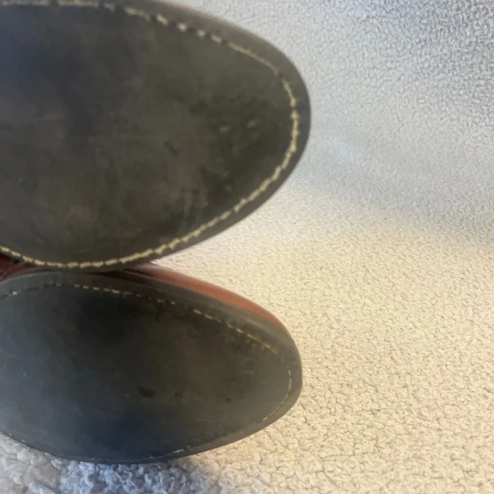JOHNSTON & MURPHY Aristocraft Loafers 11 NARROW Leather Tassel Slip On Shoes